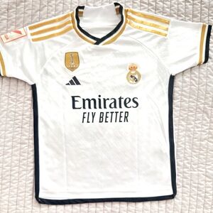 Real Madrid kids size 10 name Sean